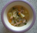 Суп из хребта лосося для детей до 1 года 