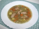 Суп со свининой и лапшой 