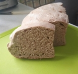 Цельнозерновой хлеб на кефире без дрожжей 