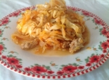 Тушеная квашеная капуста с фаршем на сковороде 
