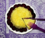 Творожная запеканка с грушей и кукурузными хлопьями для детей 2 года 