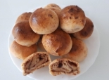 Творожные булочки с какао и корицей 