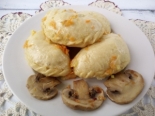 Вареники с картошкой и грибами на пару. Тесто на сыворотке 